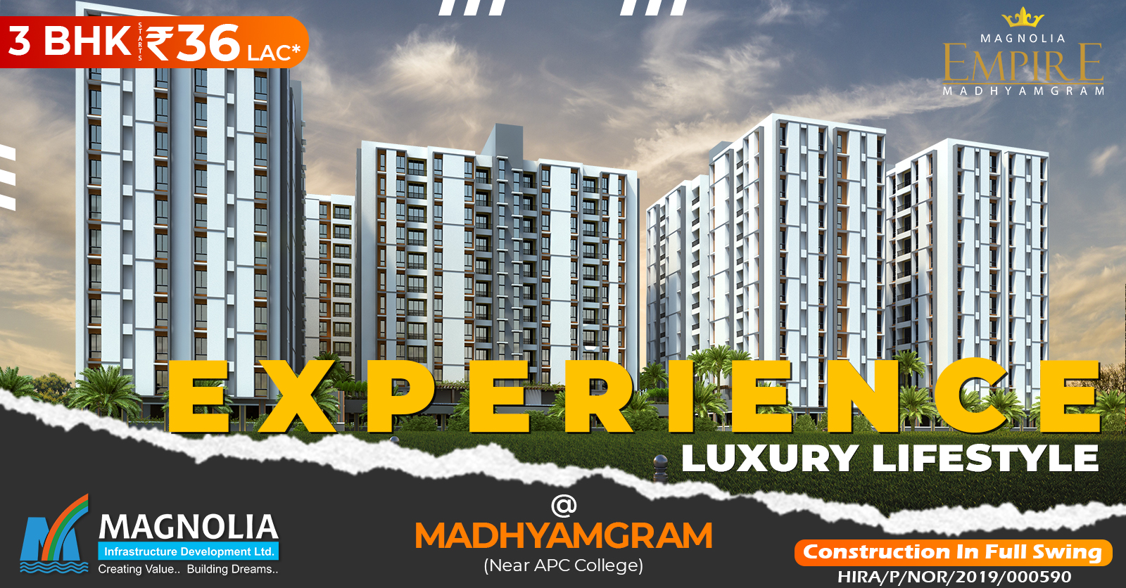 Magnolia Empire Madhyamgram fastest growing residential location in Kolkata
